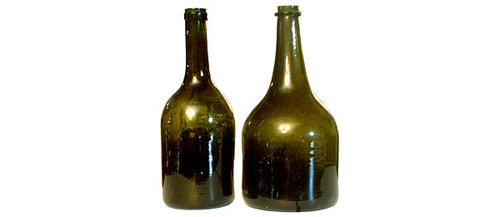 Premières bouteilles de vin